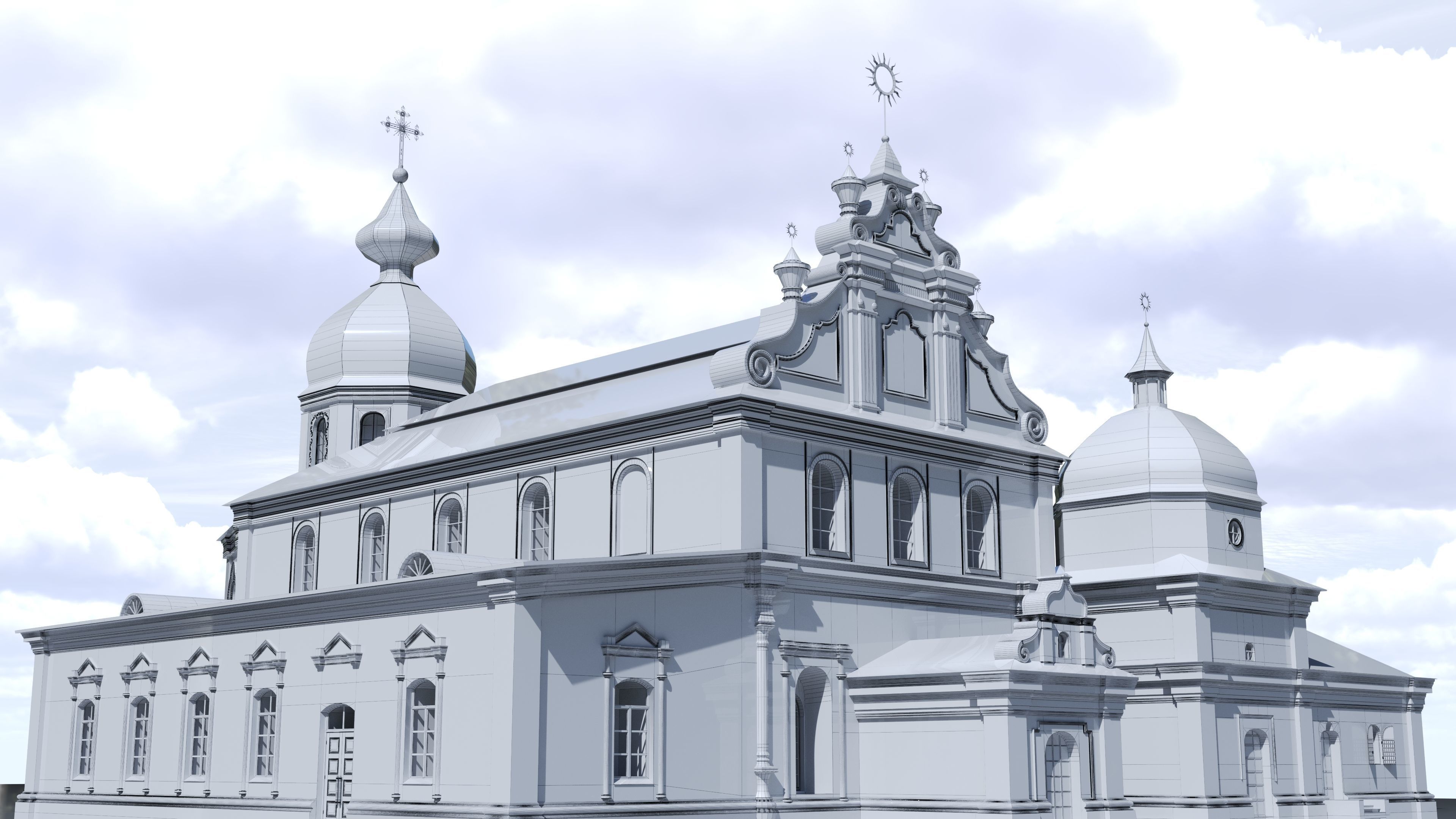 Kyiv Ukraine Saint Sophia Cathedral UNESCO World Heritage 3D model_18