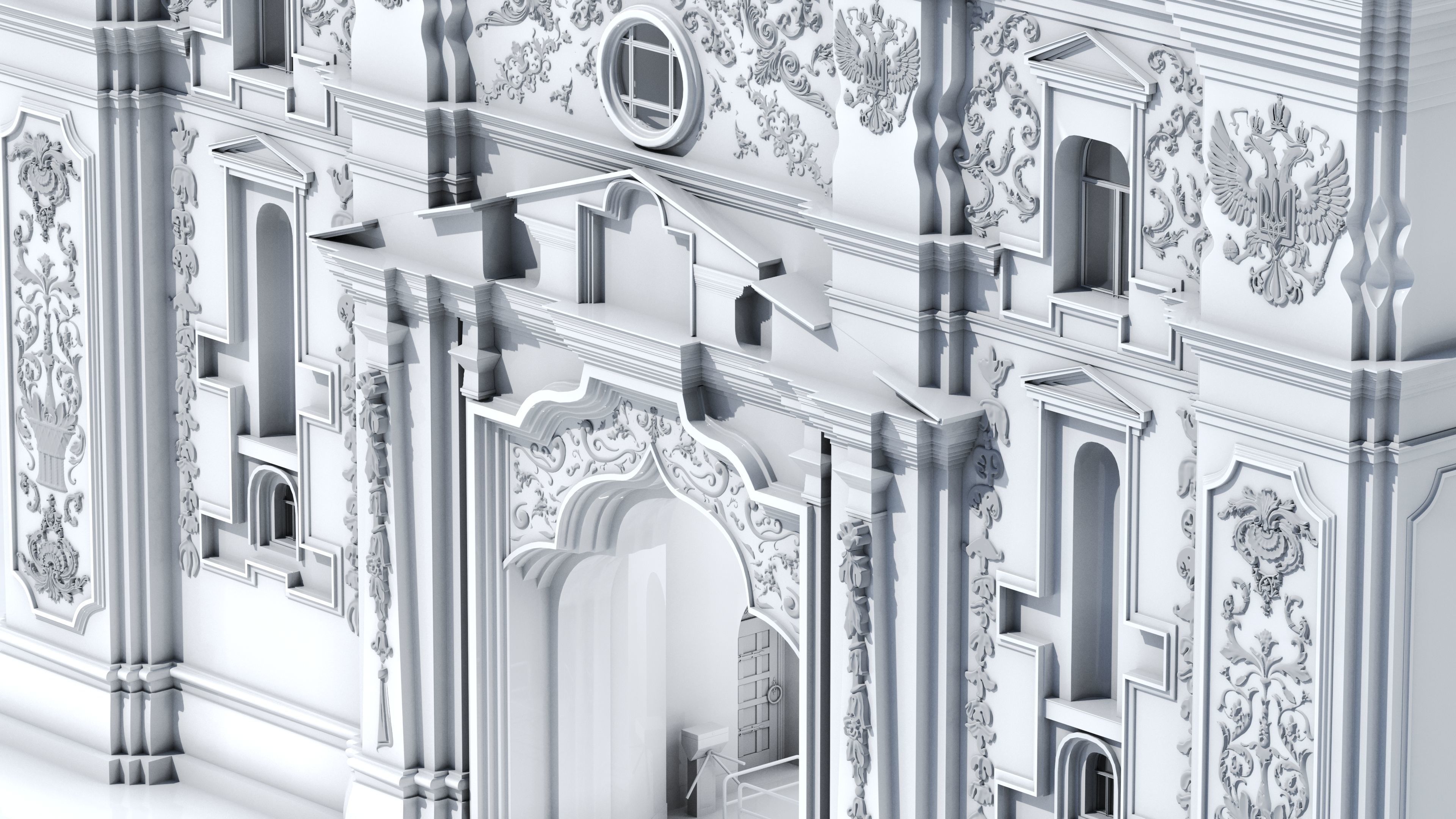 Kyiv Ukraine Saint Sophia Cathedral UNESCO World Heritage 3D model_12