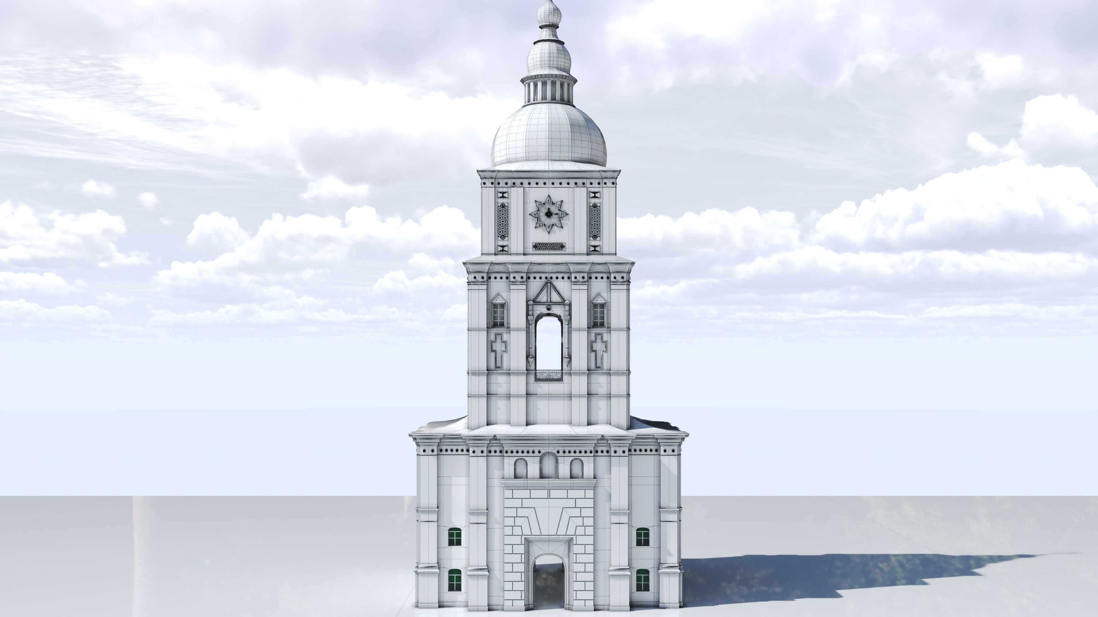 Kyiv Ukraine Saint Sophia Cathedral UNESCO World Heritage 3D model_21