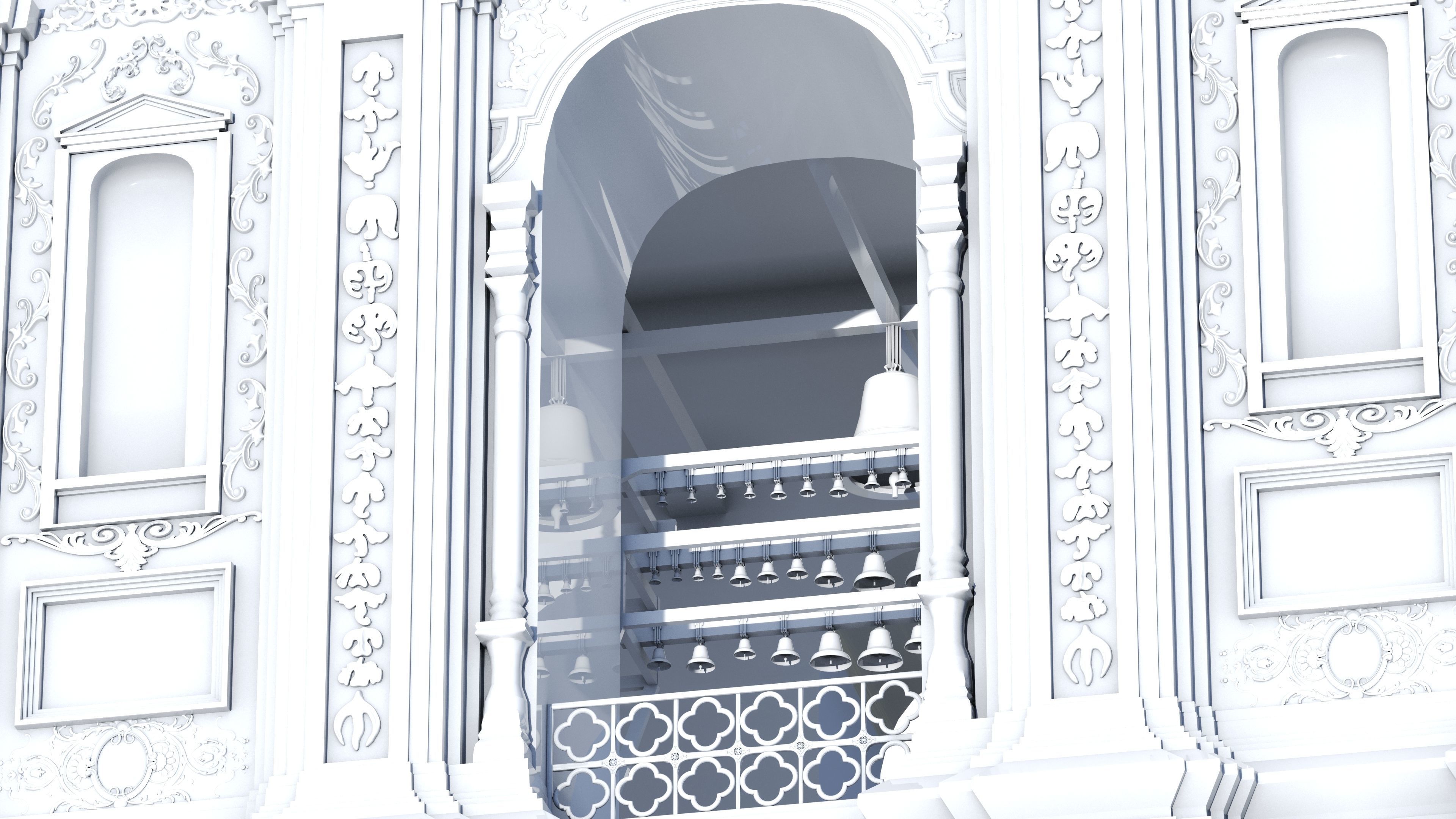 Kyiv Ukraine Saint Sophia Cathedral UNESCO World Heritage 3D model_11