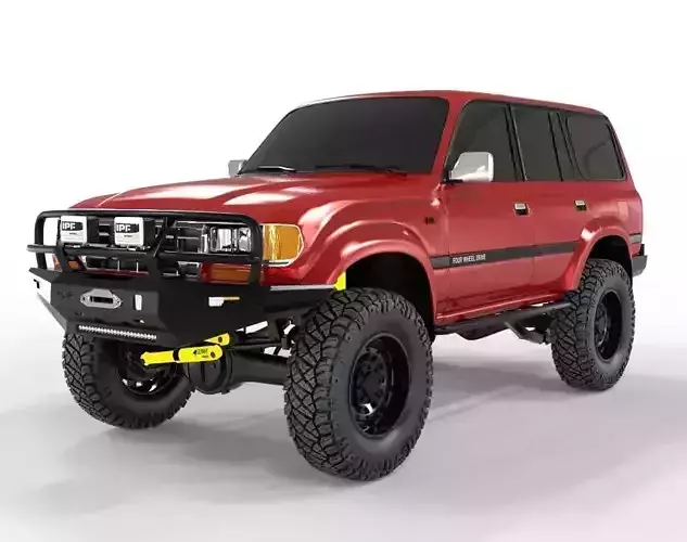 Toyota Land Cruiser Serie 80 Turbo 1999 Proline Edition 3D model