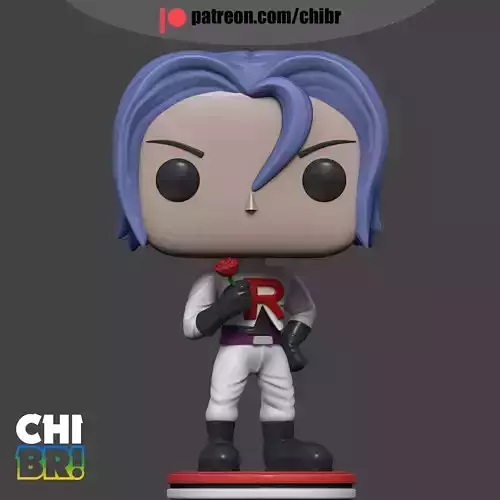 JAMES TEAM ROCKET - POKEMON - FUNKO 3D print model