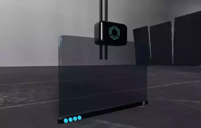 Futuristic Television Free 3D model