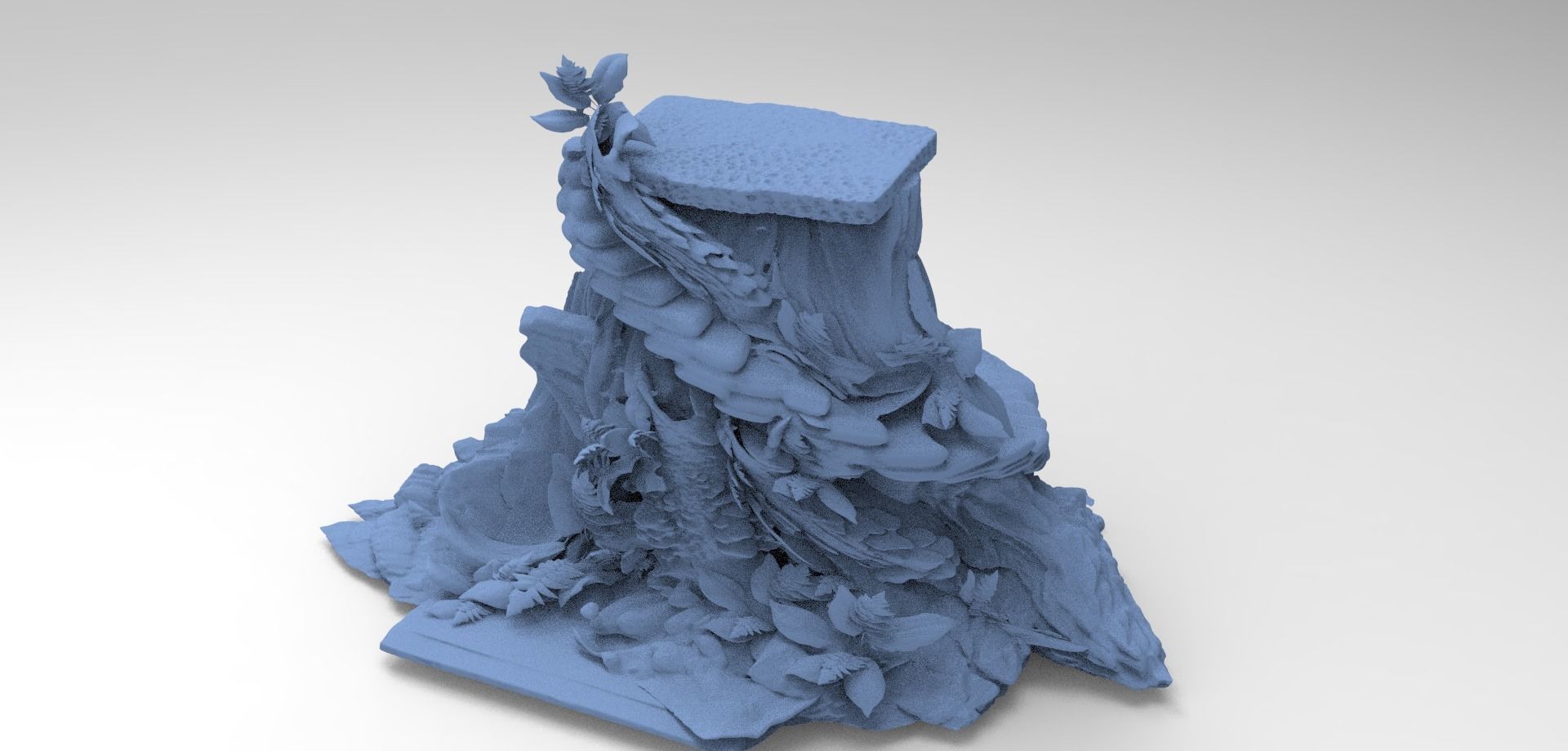 Heman Dungeon Jungle platform  3D model_1