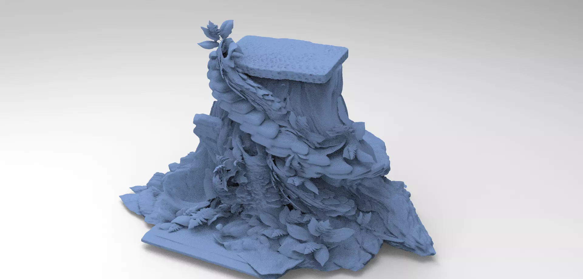 Heman Dungeon Jungle platform  3D model_0