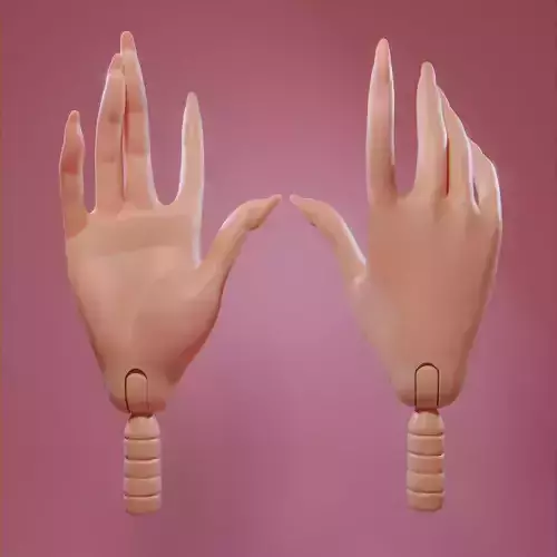 LONG NAIL HAND 1 FOR BARBIES and FR