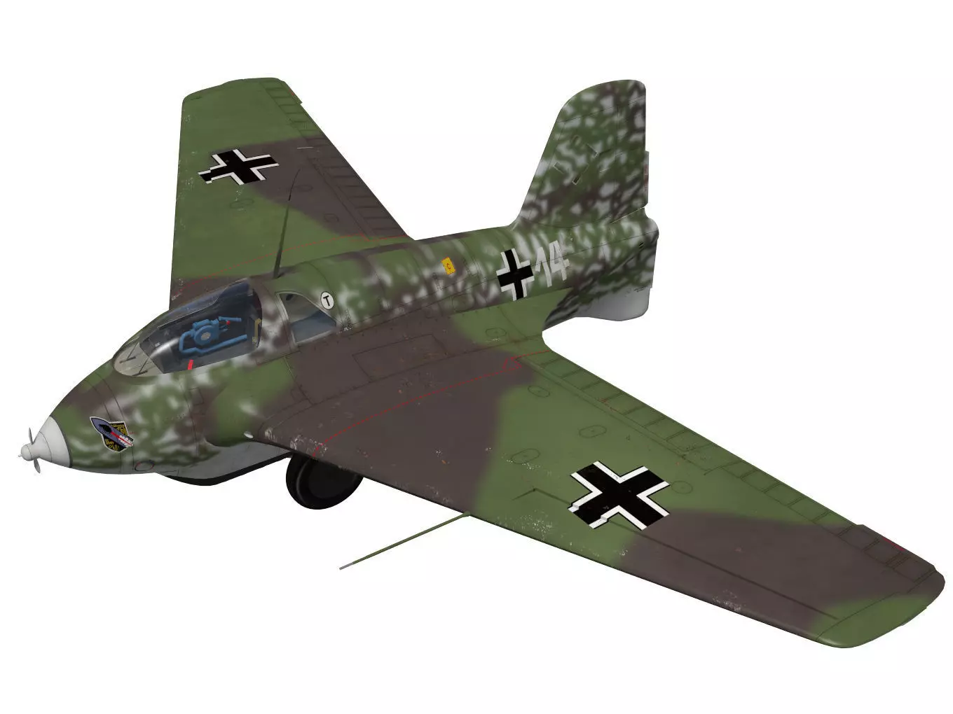 Messerschmitt Me163 Komet 3D model_0