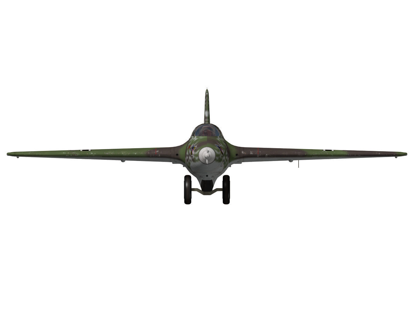 Messerschmitt Me163 Komet 3D model_13