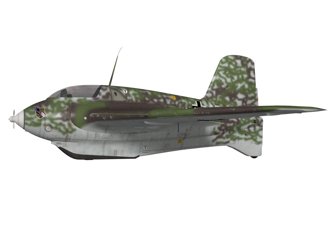 Messerschmitt Me163 Komet 3D model_3