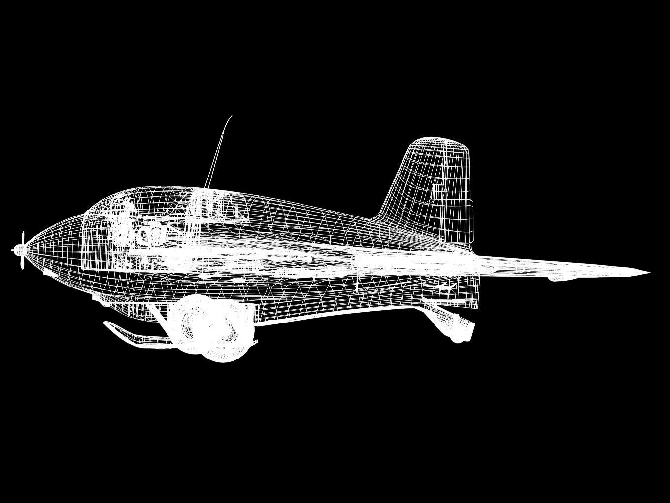 Messerschmitt Me163 Komet 3D model_17