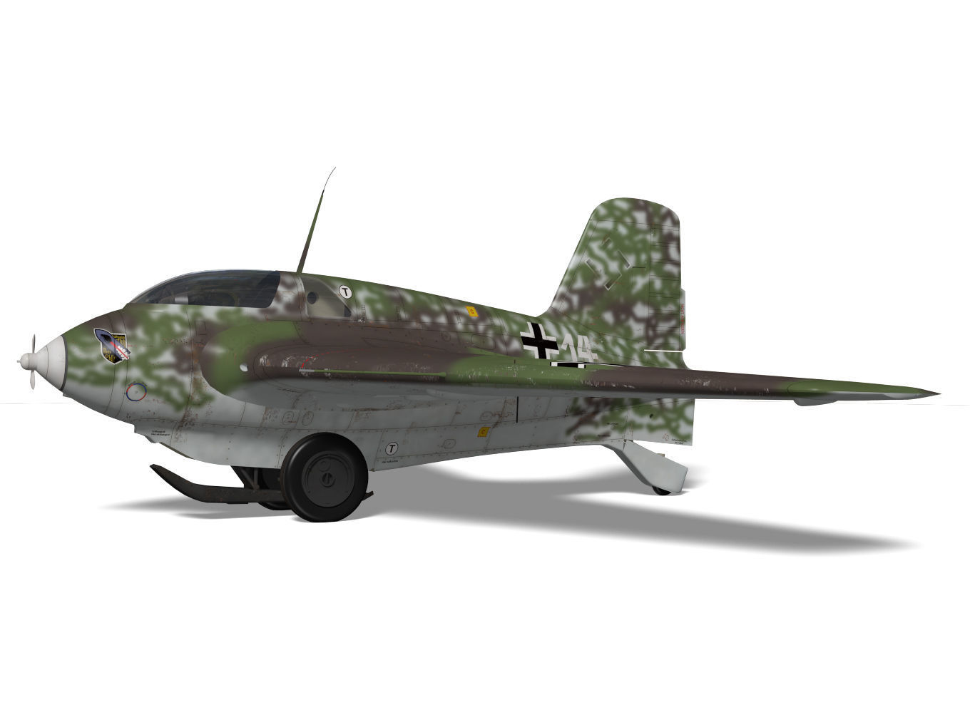 Messerschmitt Me163 Komet 3D model_6