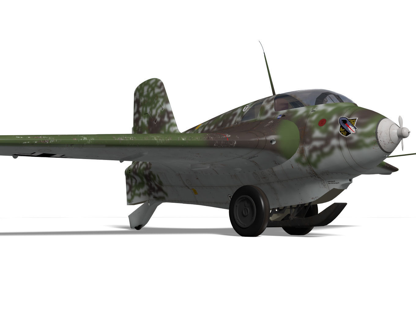 Messerschmitt Me163 Komet 3D model_8