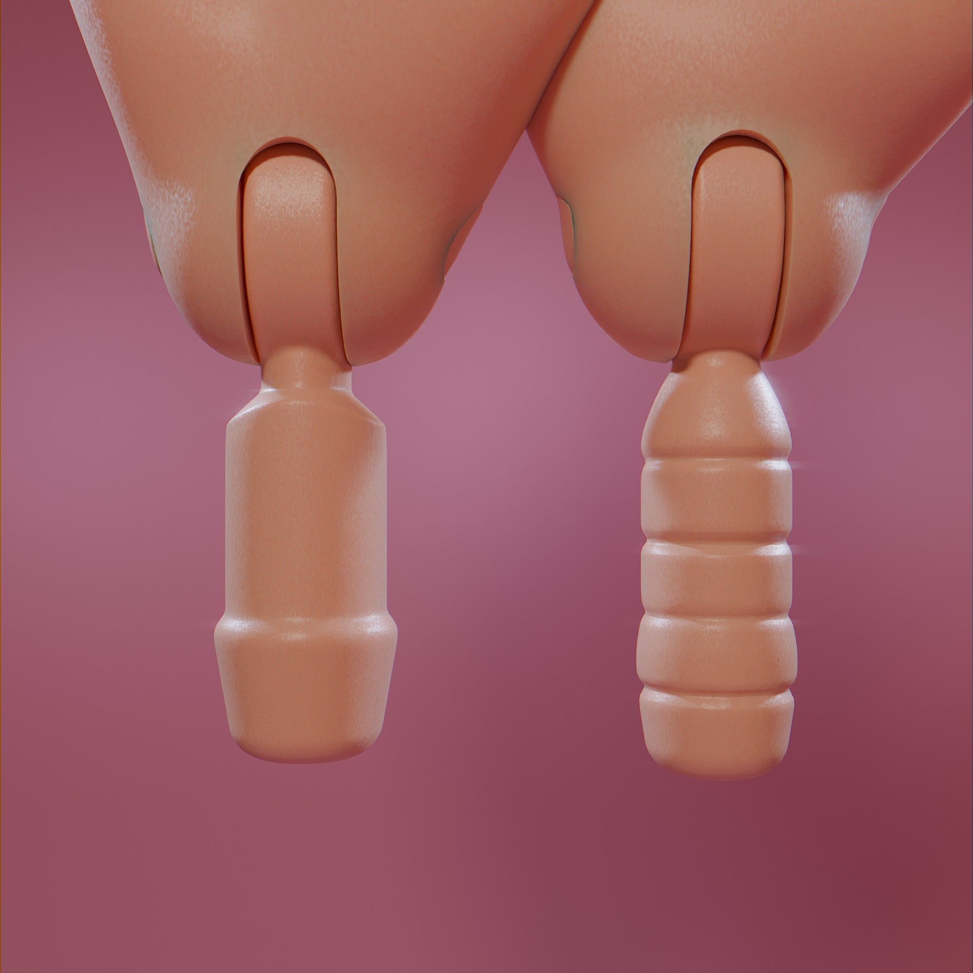 LONG NAIL HAND 2 FOR BARBIES and FR 3D print model_1