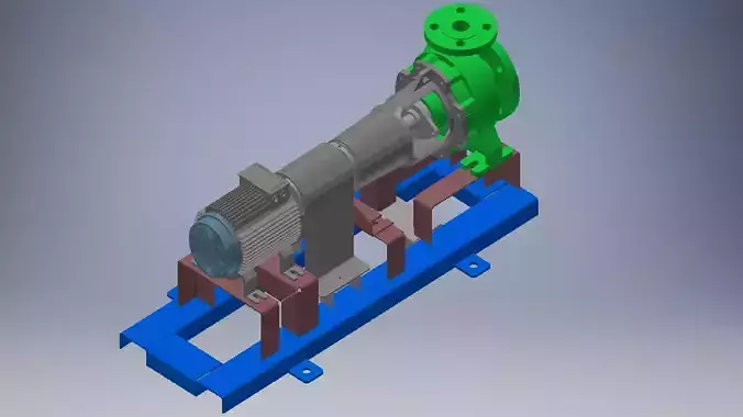 CENTRIFUGAL PUMP 3d model