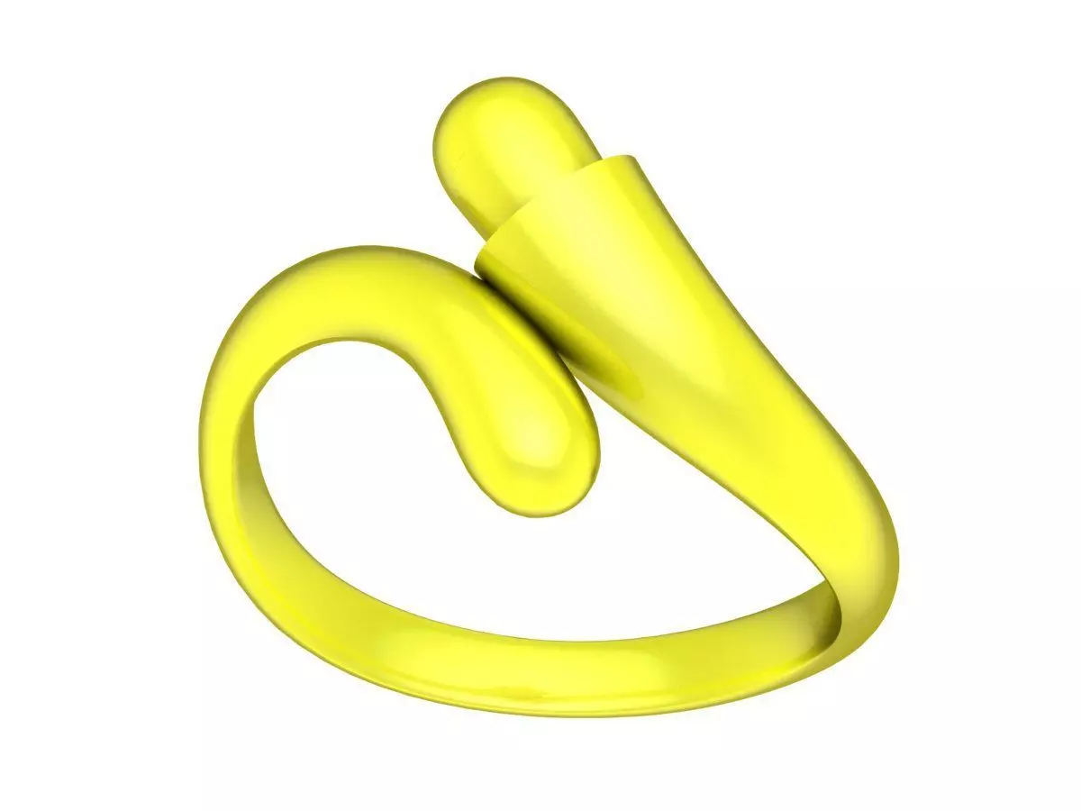 A4558 Art Women Ring 3D print model_0