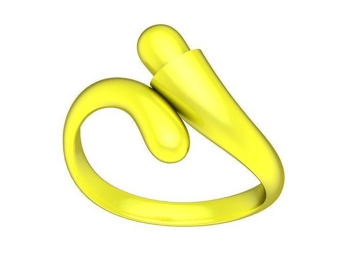 4558 art women ring Free 3D print model