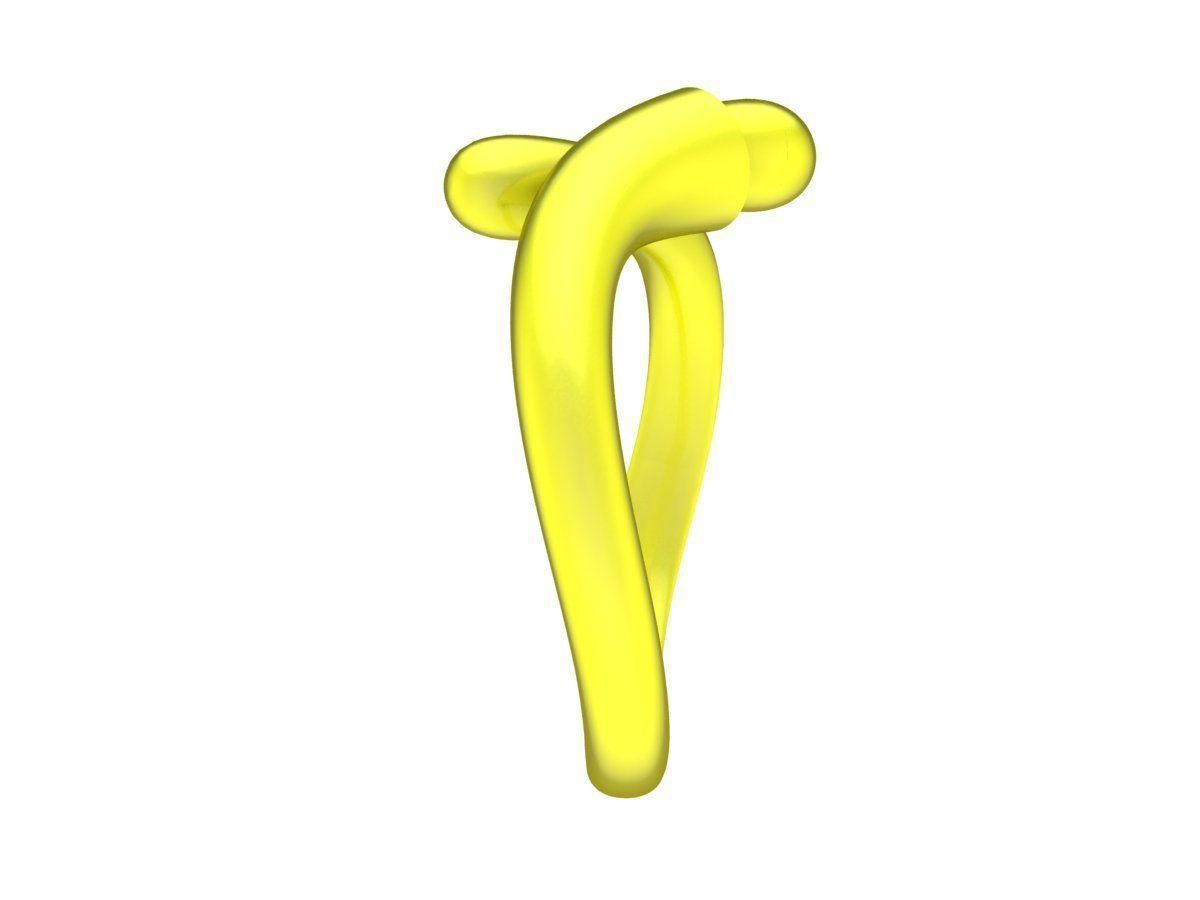 A4558 Art Women Ring 3D print model_3