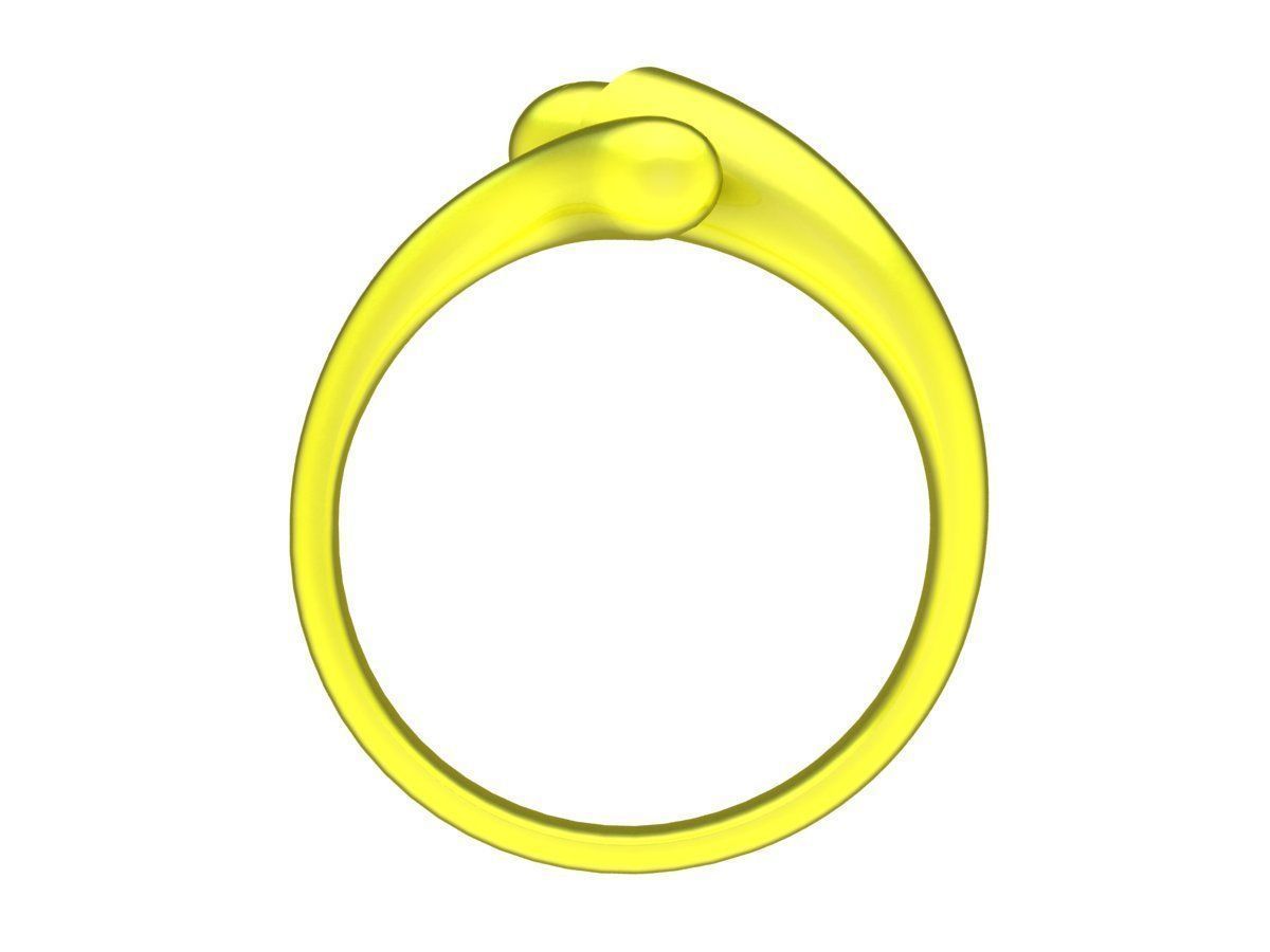 A4558 Art Women Ring 3D print model_2