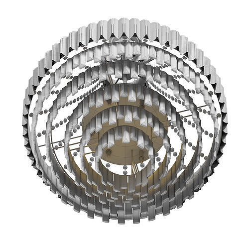 LOGAN CRYSTAL CHANDELIER Low-poly 3D model 7