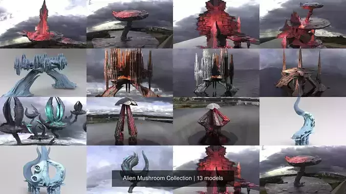 Alien Mushroom Collection 