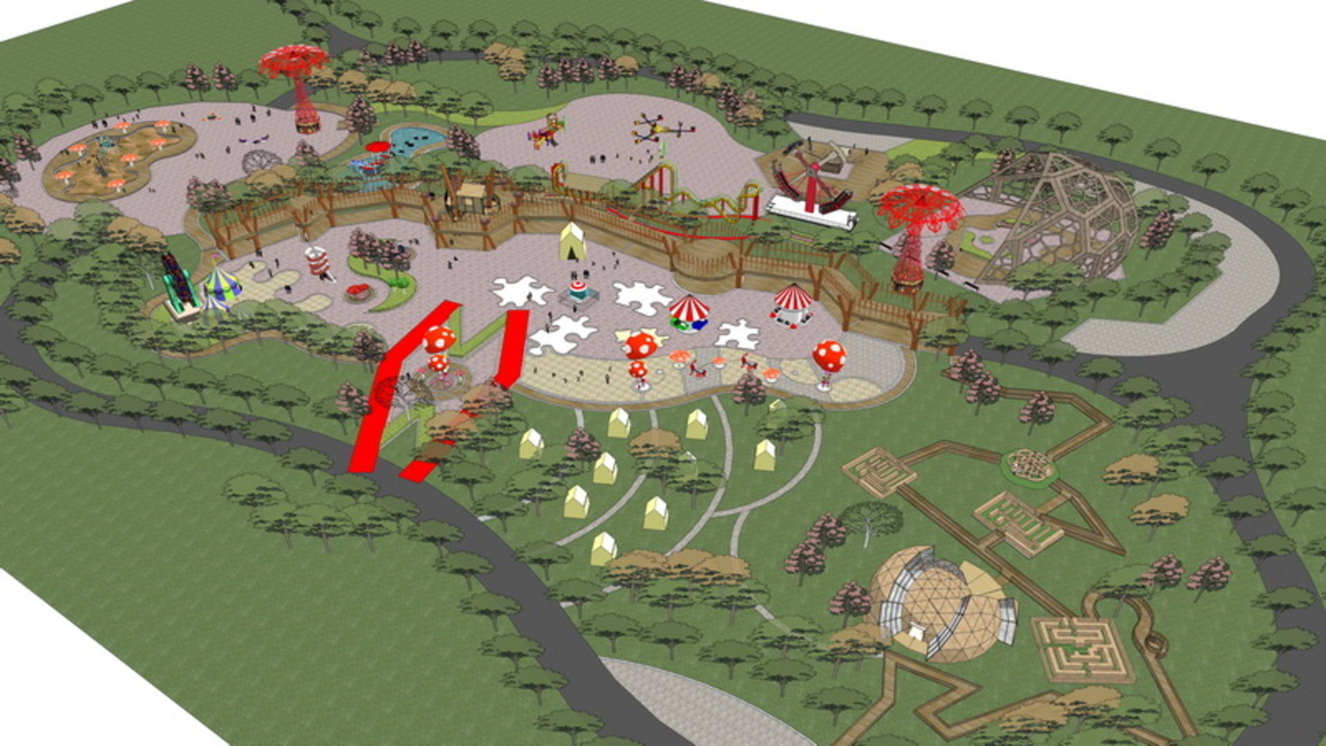 25 OF Relax Space and Playground Draft Model3 3D model_25