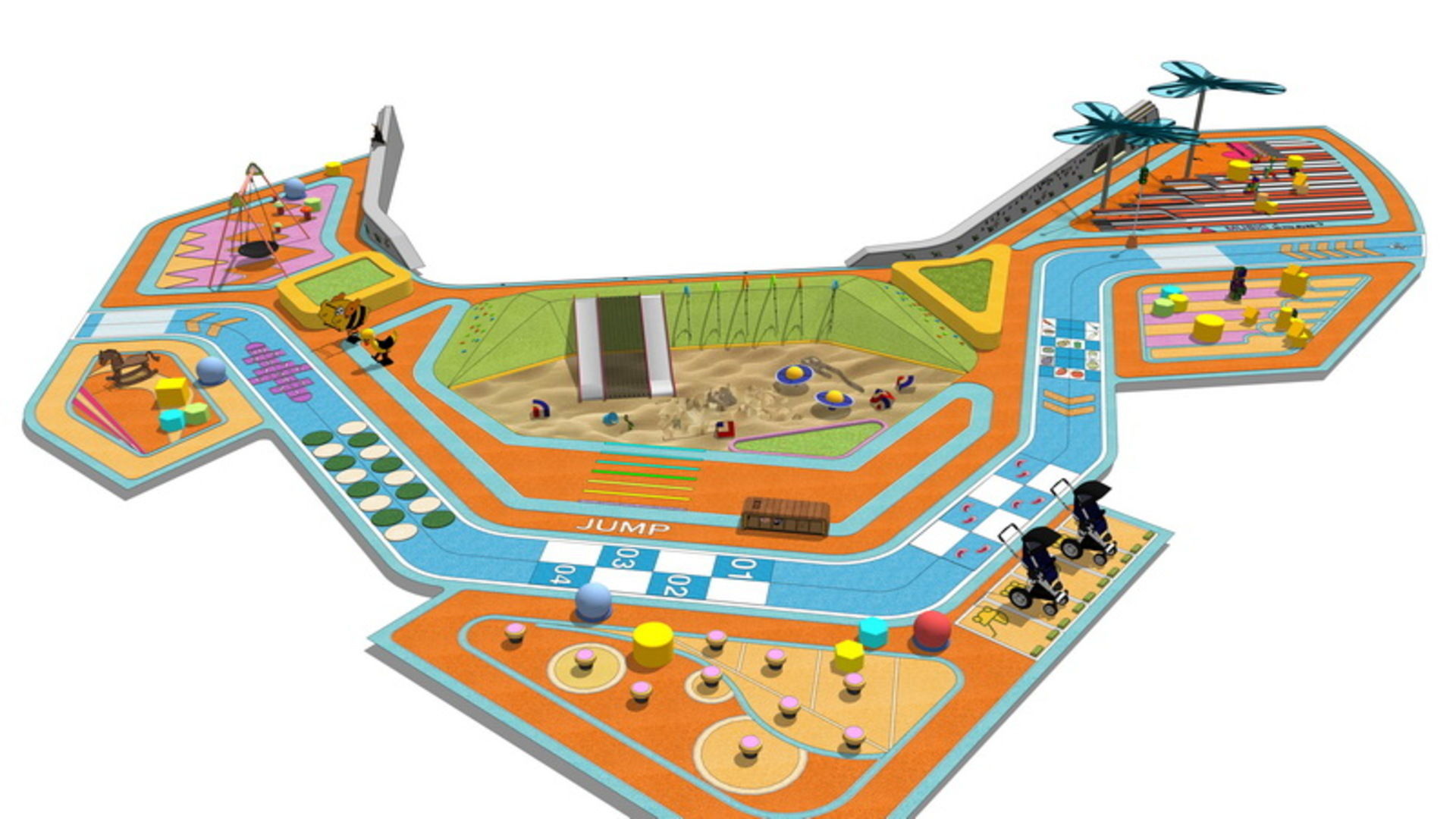 25 OF Relax Space and Playground Draft Model3 3D model_1