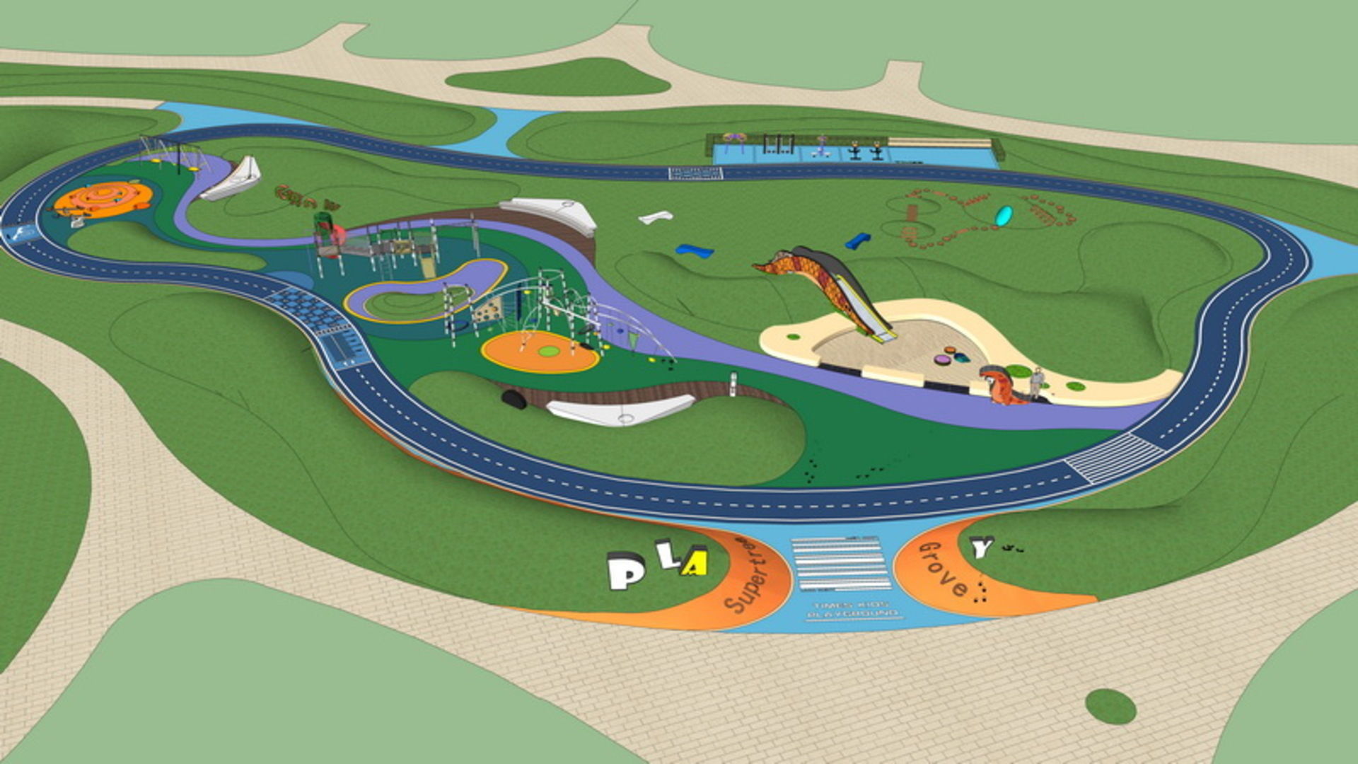 25 OF Relax Space and Playground Draft Model3 3D model_23