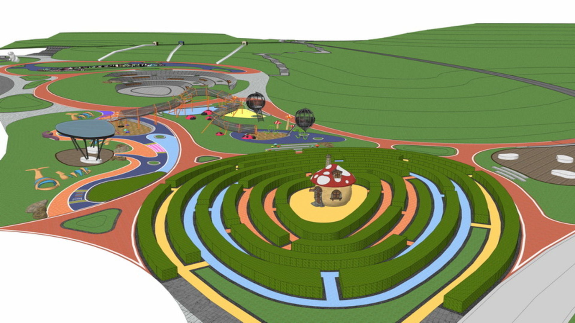 25 OF Relax Space and Playground Draft Model3 3D model_7