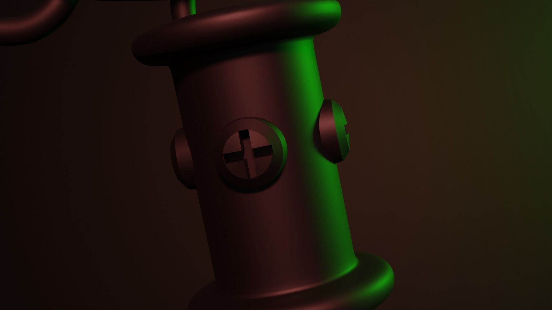 Playful Cloud ie Red and Black Nunchucks Free low-poly 3D model_4