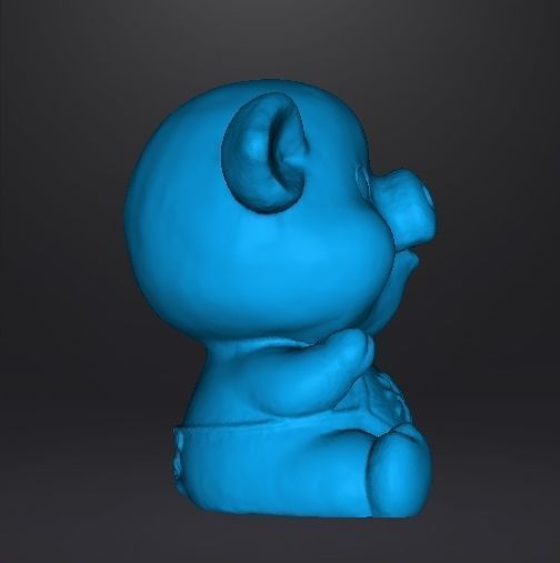 LUCKY PIG TOY FOR KIDS PVC PLASTIC FIGURE MODEL KAWAII 3D print model_7