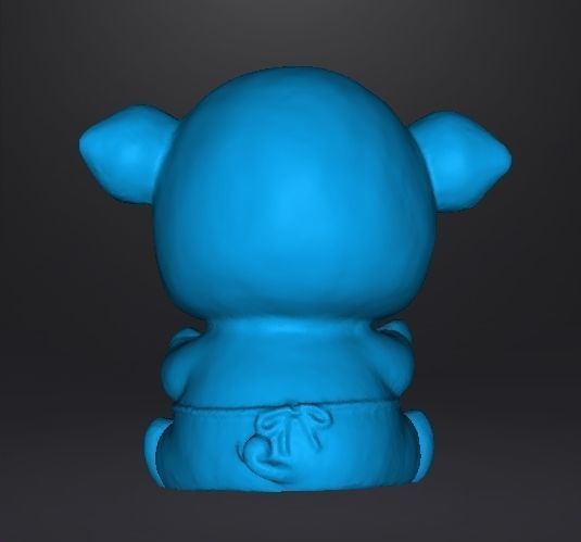 LUCKY PIG TOY FOR KIDS PVC PLASTIC FIGURE MODEL KAWAII 3D print model_8
