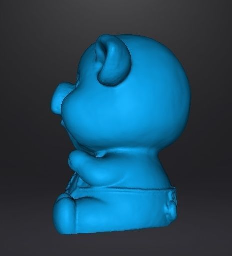 LUCKY PIG TOY FOR KIDS PVC PLASTIC FIGURE MODEL KAWAII 3D print model_9