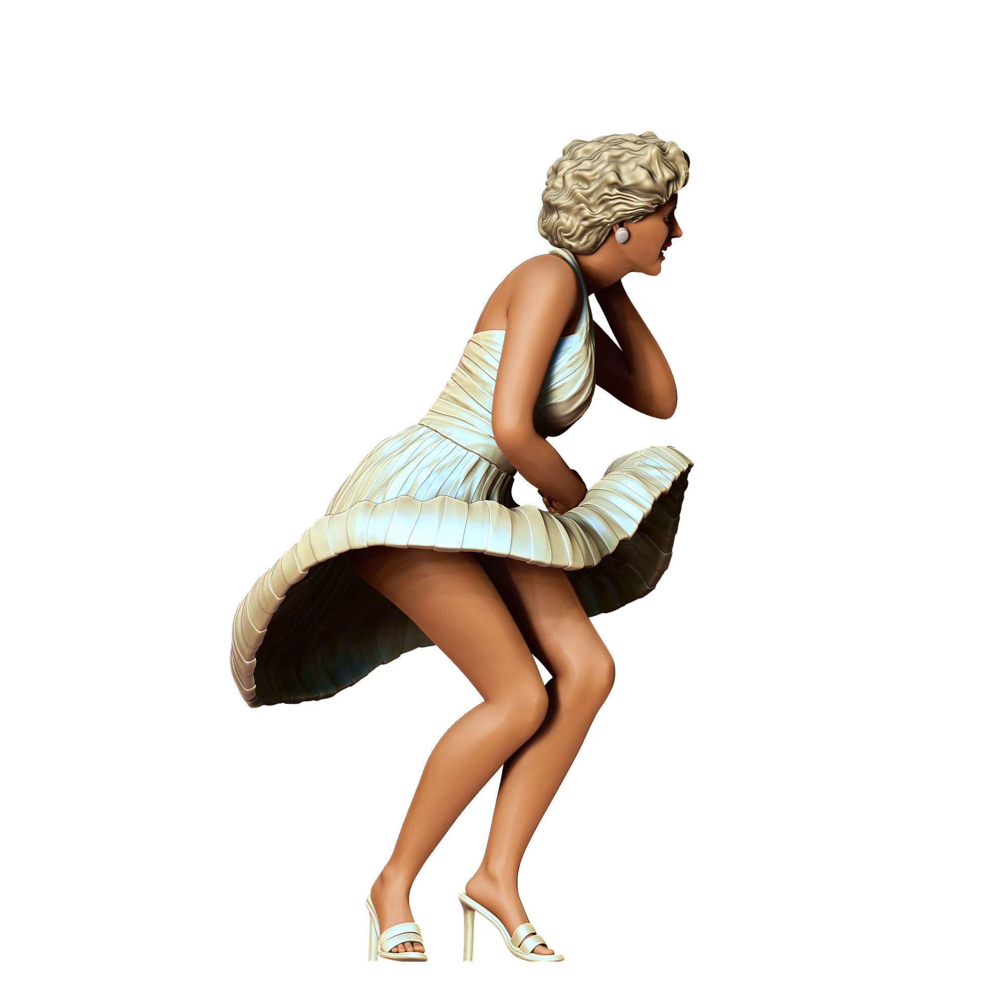 Marilyn Monroe the seven year itch movie 3D print model_3