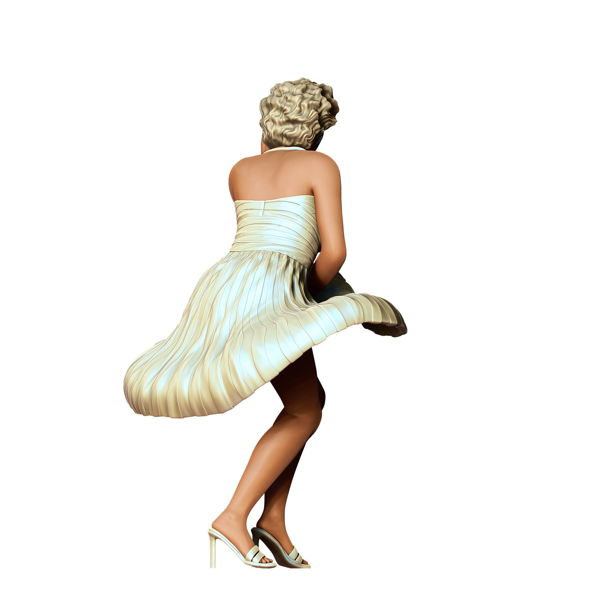 Marilyn Monroe the seven year itch movie 3D print model_8