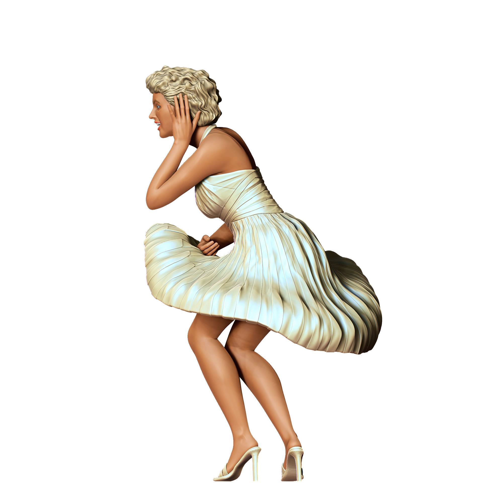 Marilyn Monroe the seven year itch movie 3D print model_17