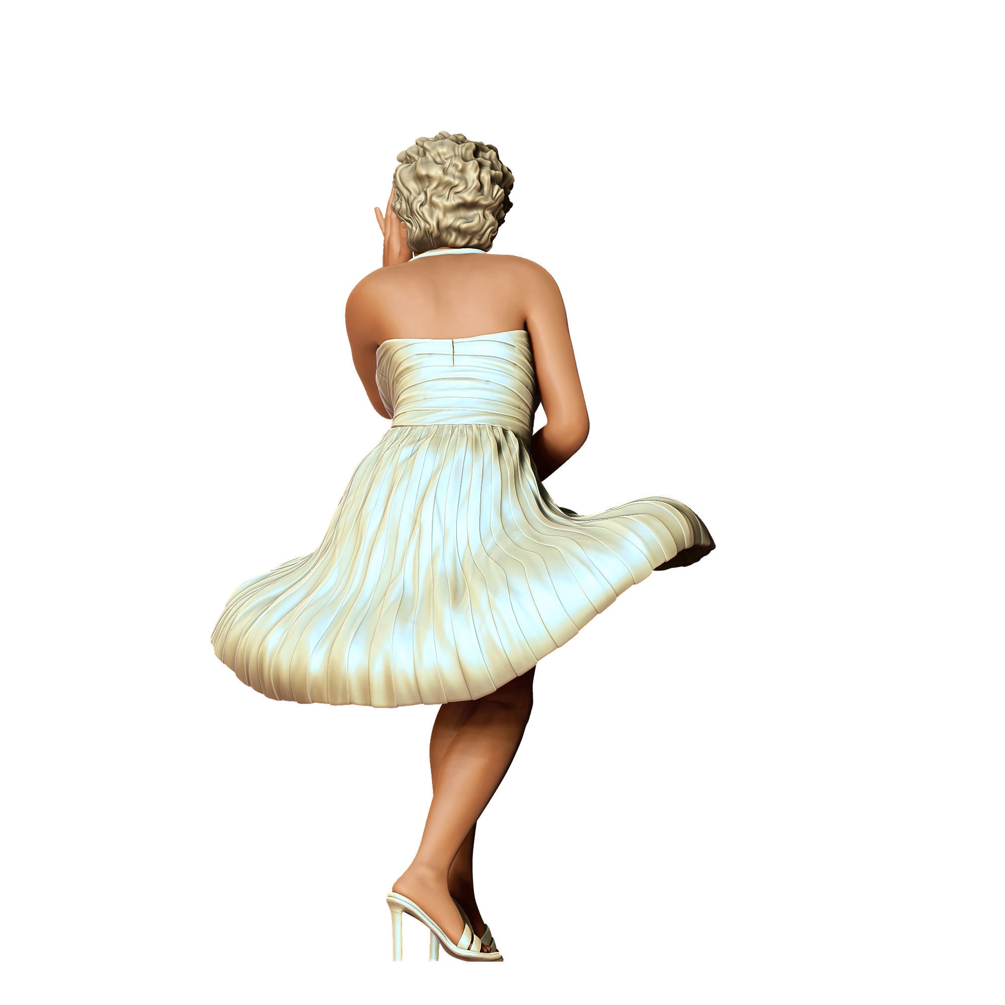 Marilyn Monroe the seven year itch movie 3D print model_10