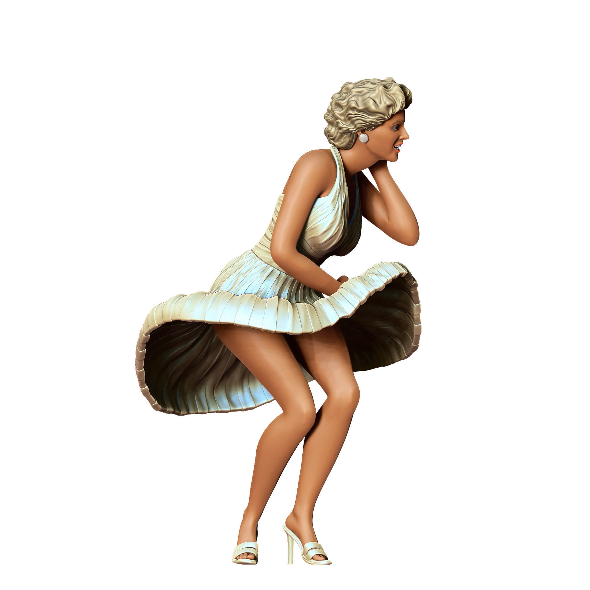 Marilyn Monroe the seven year itch movie 3D print model_1