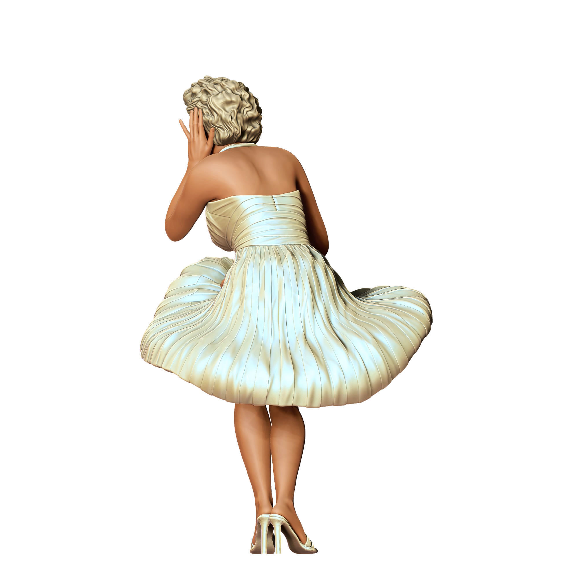 Marilyn Monroe the seven year itch movie 3D print model_13