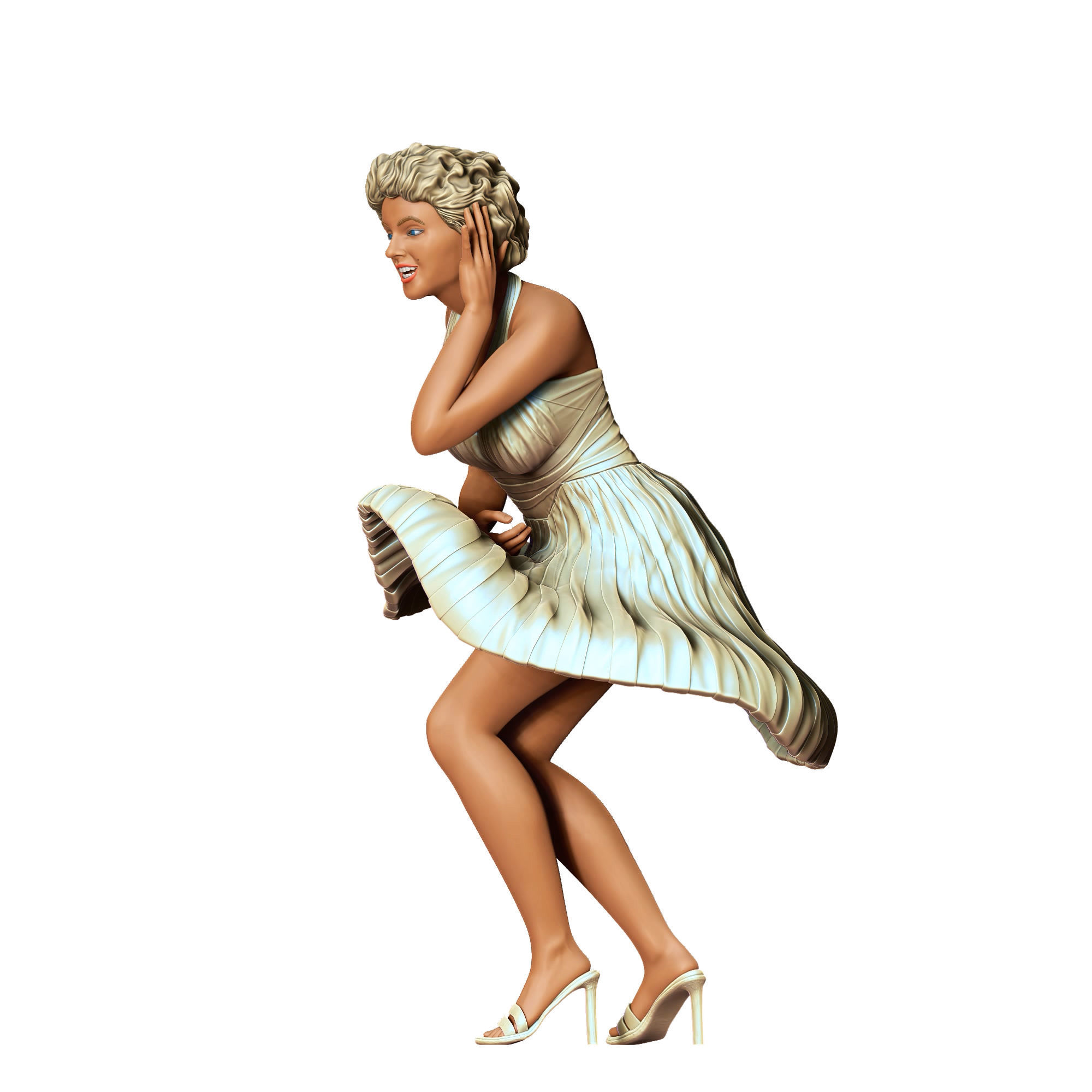 Marilyn Monroe the seven year itch movie 3D print model_20