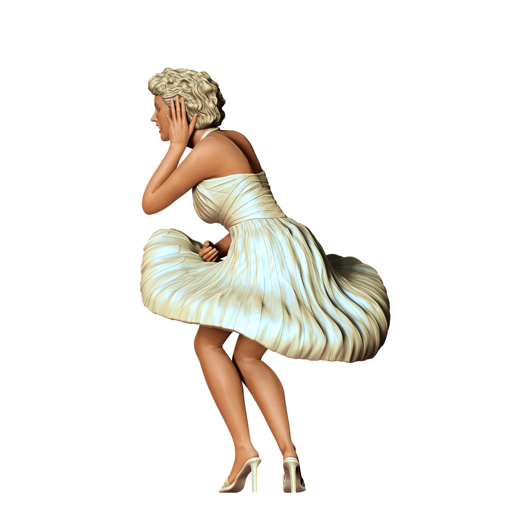 Marilyn Monroe the seven year itch movie 3D print model_16