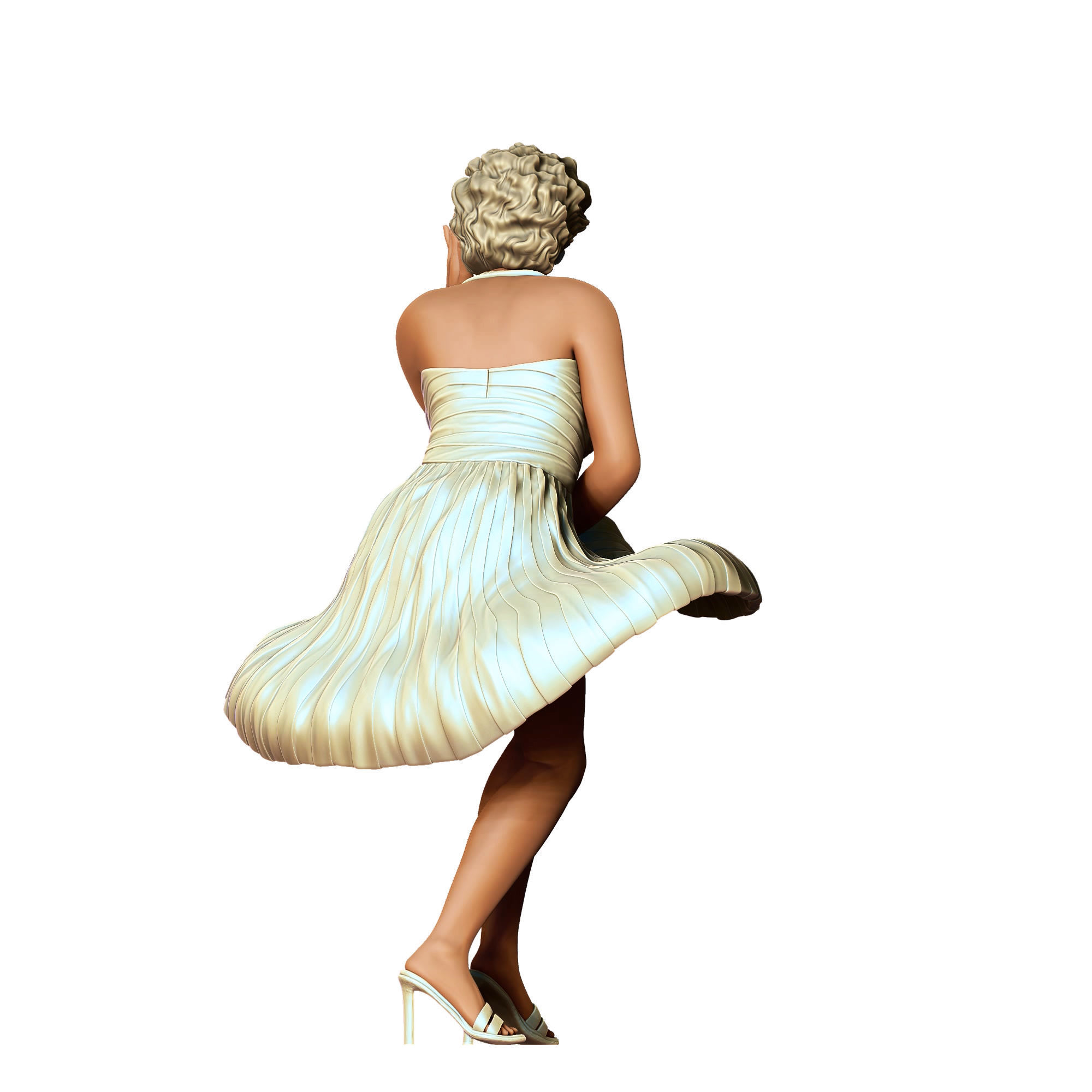 Marilyn Monroe the seven year itch movie 3D print model_9