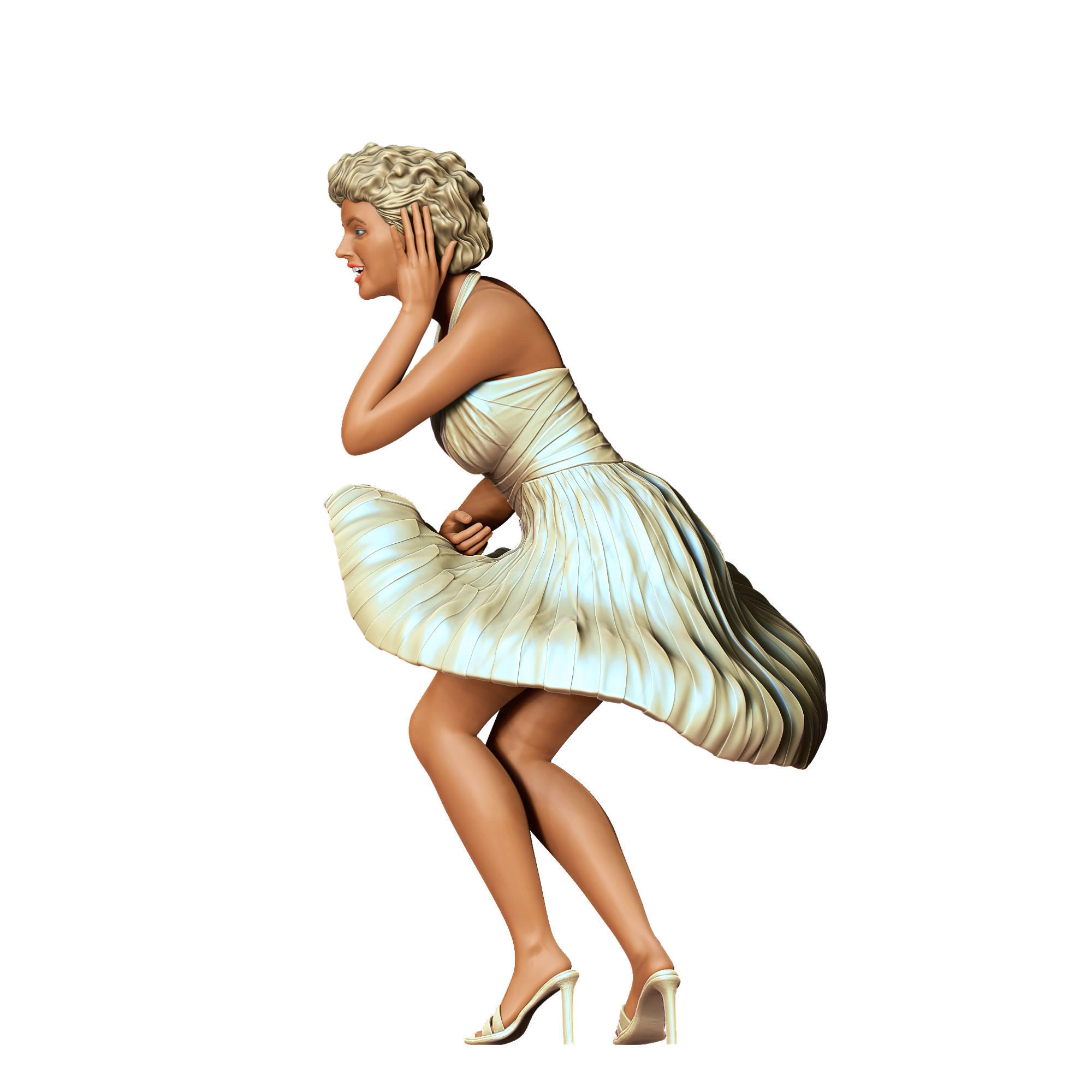Marilyn Monroe the seven year itch movie 3D print model_18