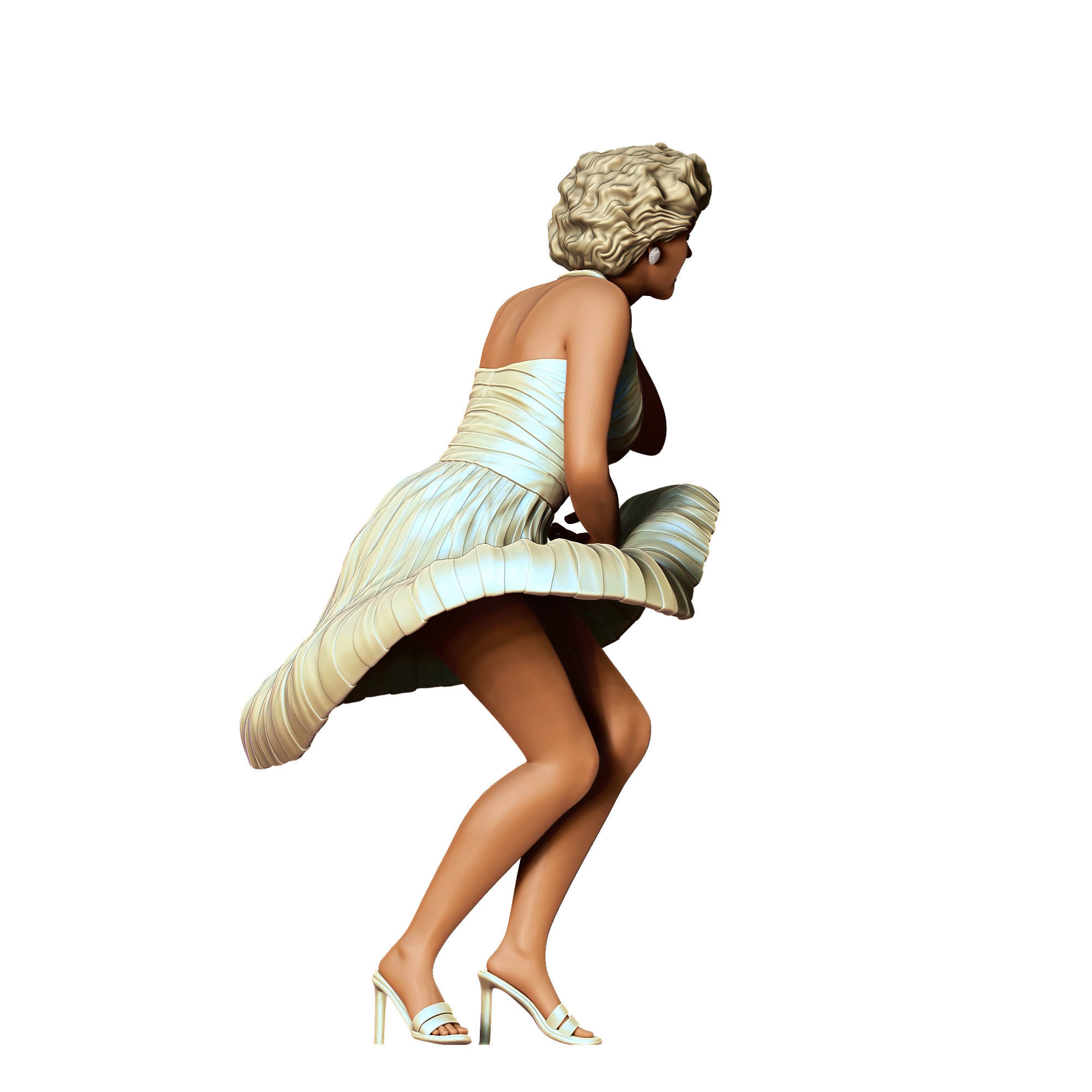 Marilyn Monroe the seven year itch movie 3D print model_5