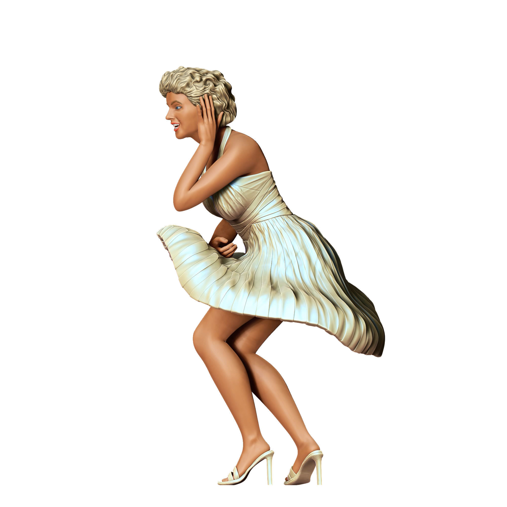 Marilyn Monroe the seven year itch movie 3D print model_19