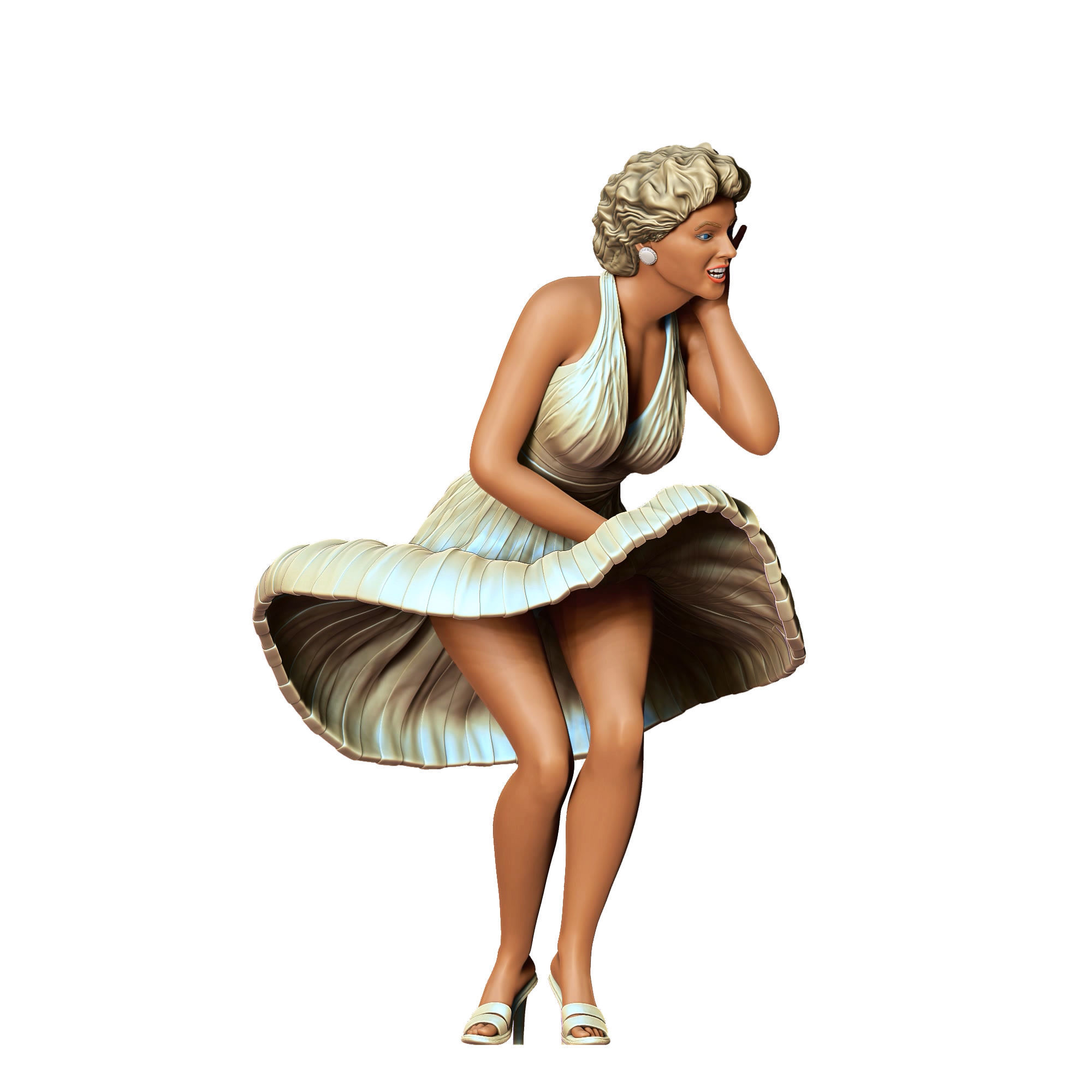 Marilyn Monroe the seven year itch movie 3D print model_29