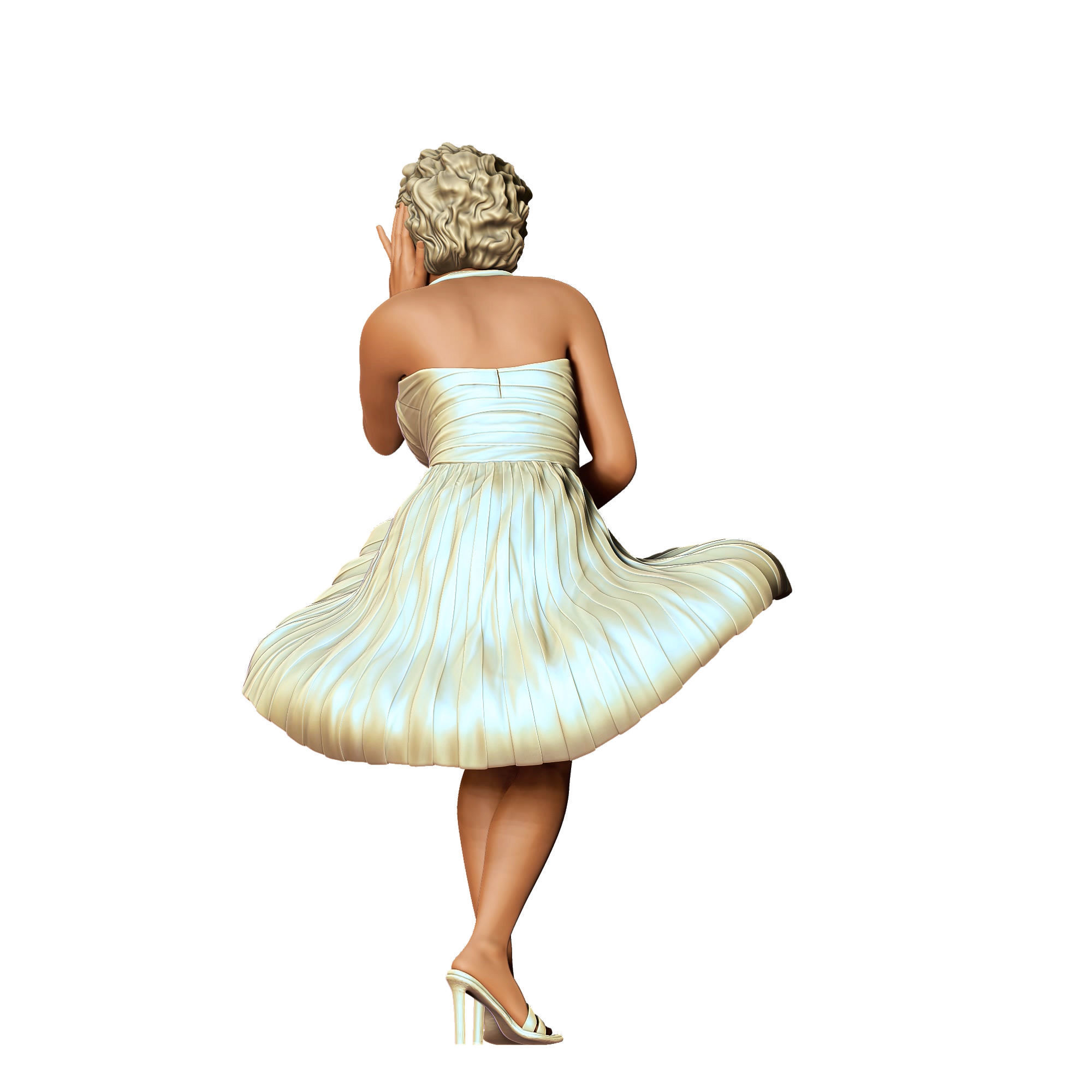 Marilyn Monroe the seven year itch movie 3D print model_11