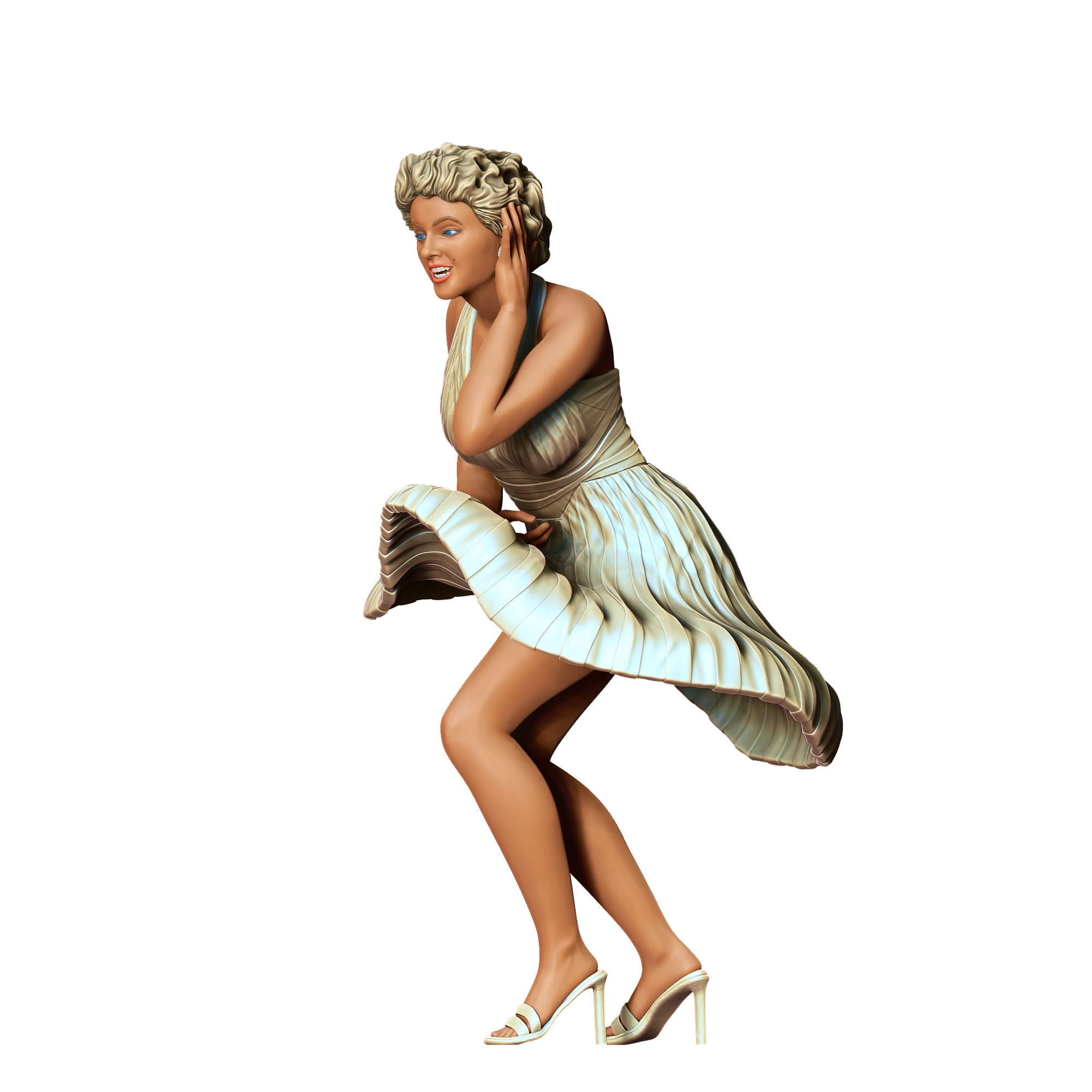 Marilyn Monroe the seven year itch movie 3D print model_21