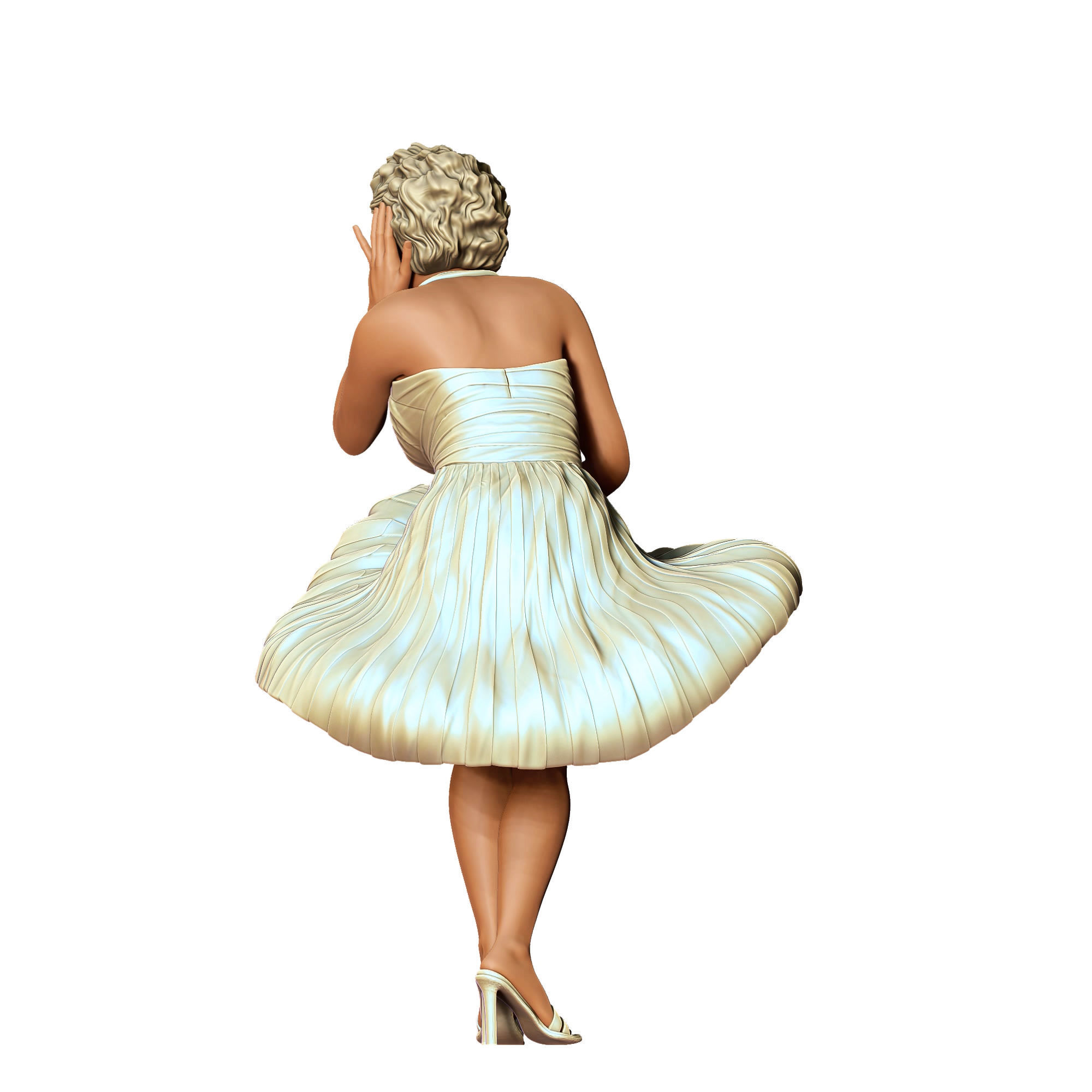 Marilyn Monroe the seven year itch movie 3D print model_12