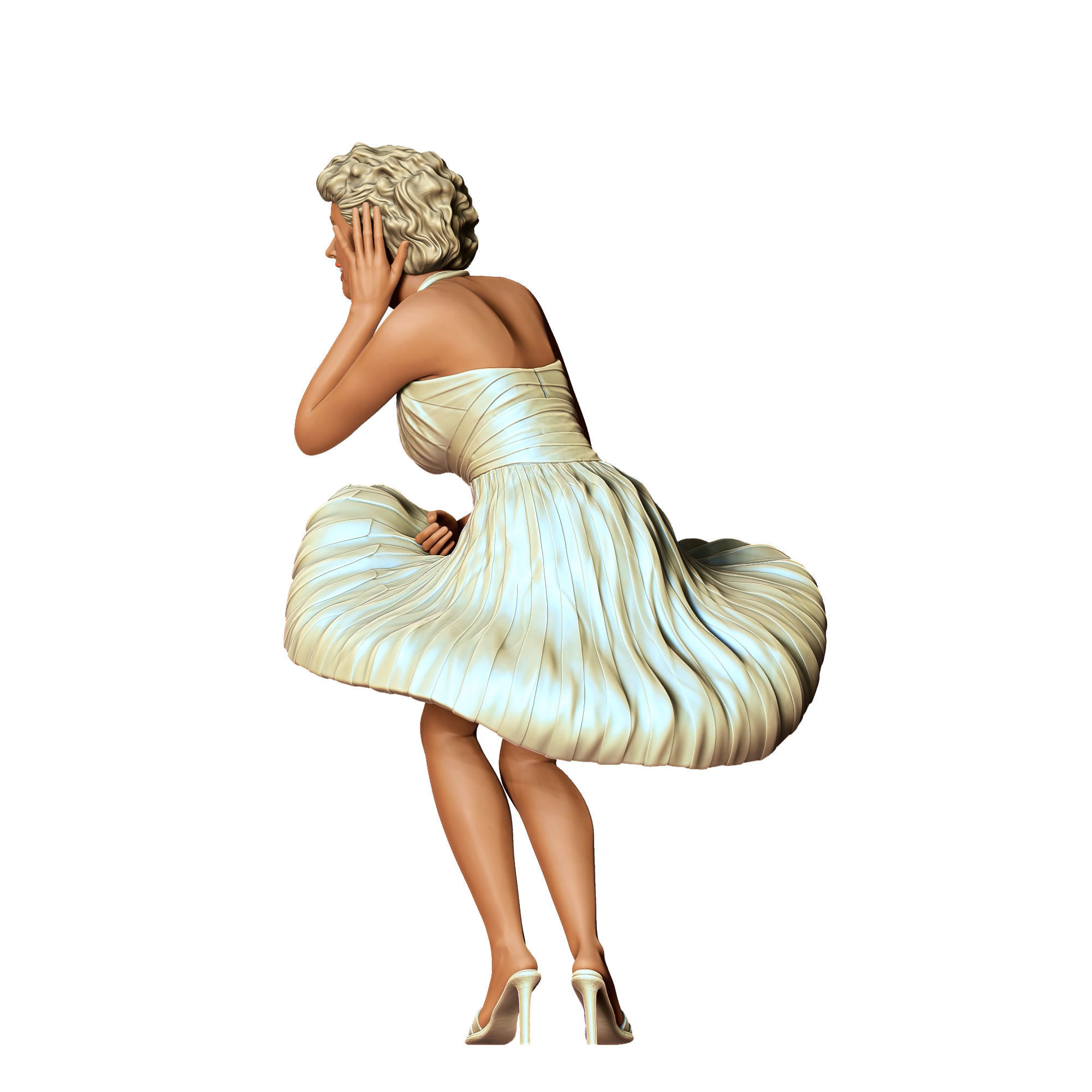 Marilyn Monroe the seven year itch movie 3D print model_15