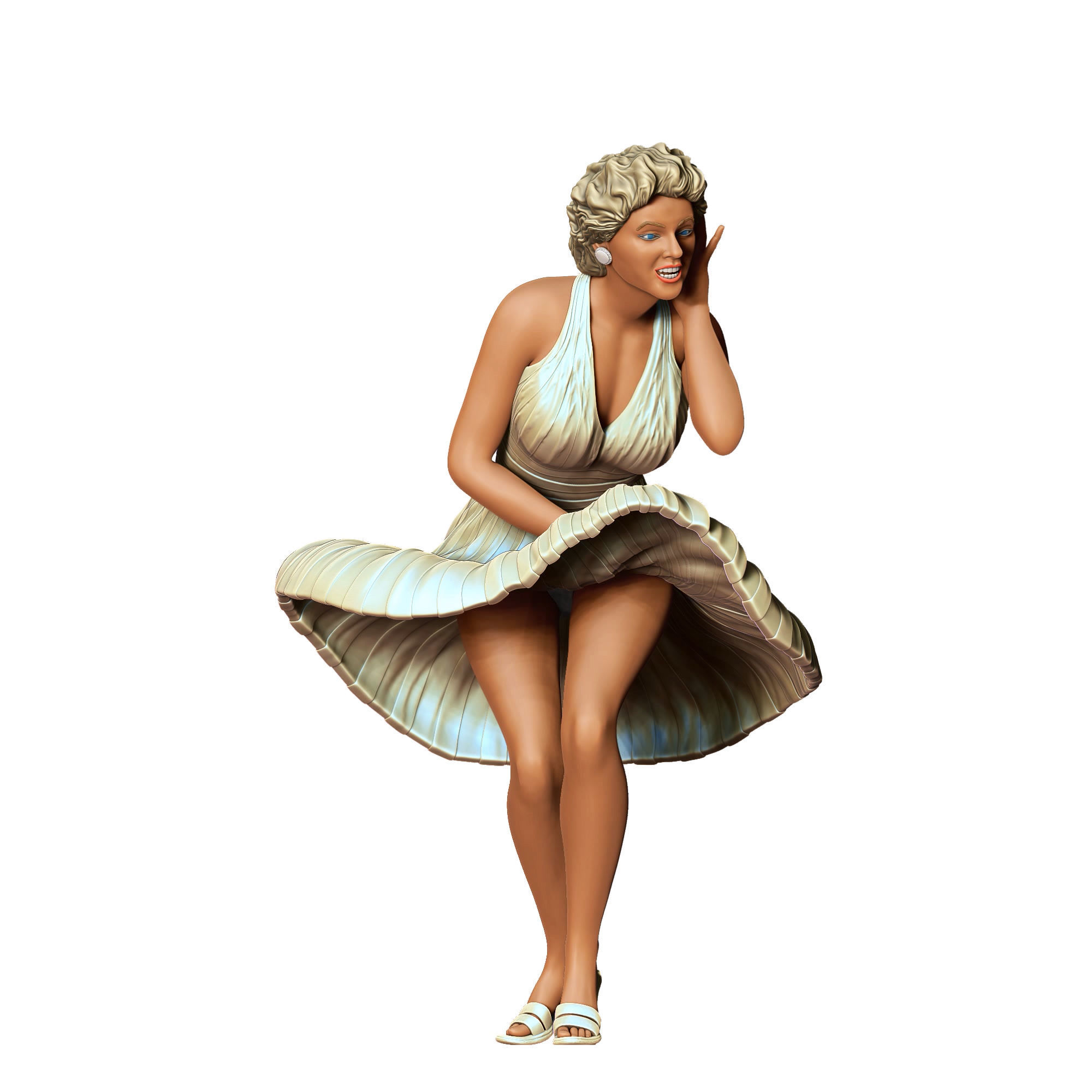 Marilyn Monroe the seven year itch movie 3D print model_27